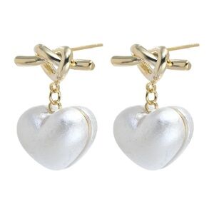 Heart Bow Earrings